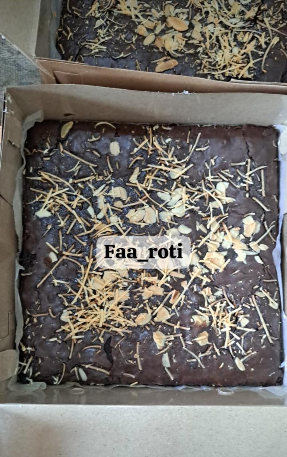 Brownis Coklat fudgy